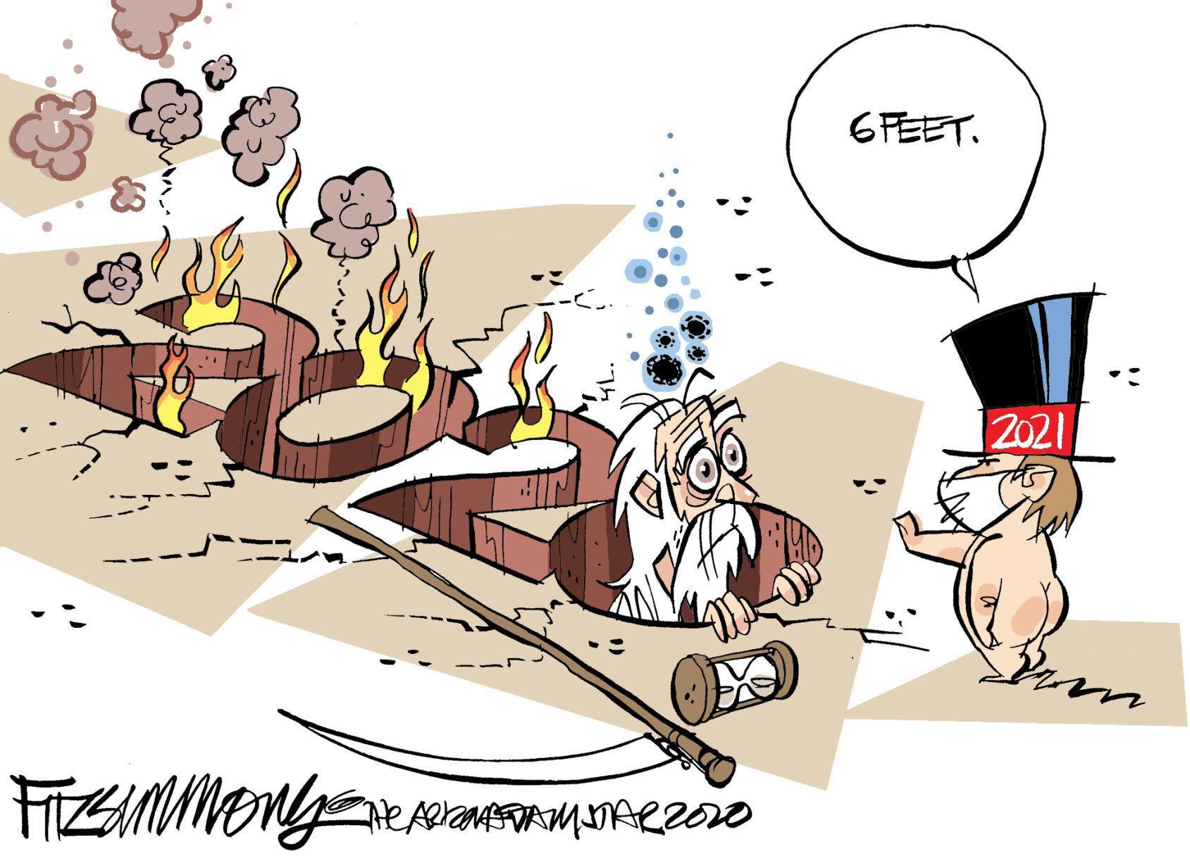 Daily Fitz Cartoon: New Year's Eve